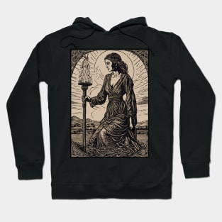 Light The Way - Fairytale Tarot Scene Hoodie